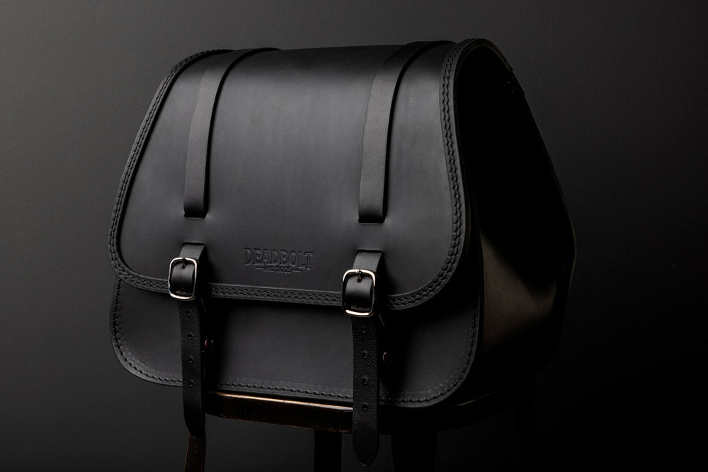 Deadbolt Daytona bag, three-quarter view