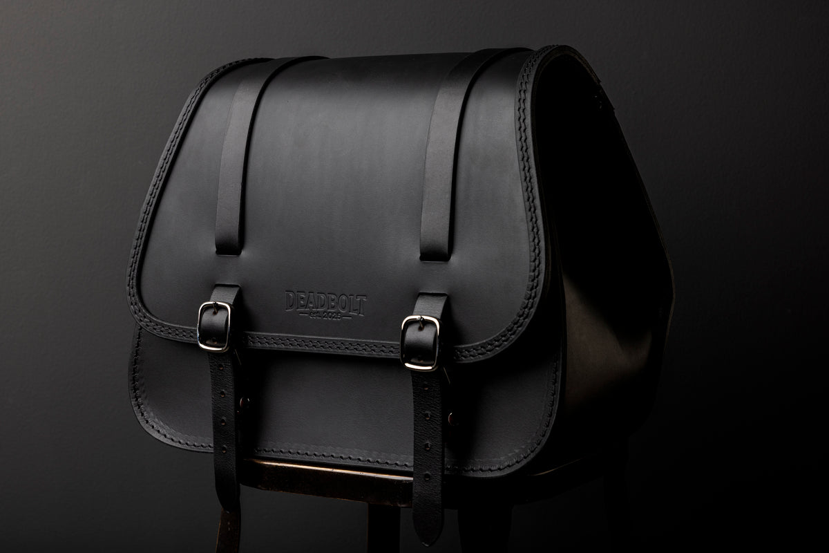 Deadbolt Daytona bag, three-quarter view